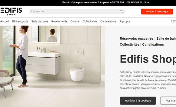 edifis shop salle de bain sanitaires